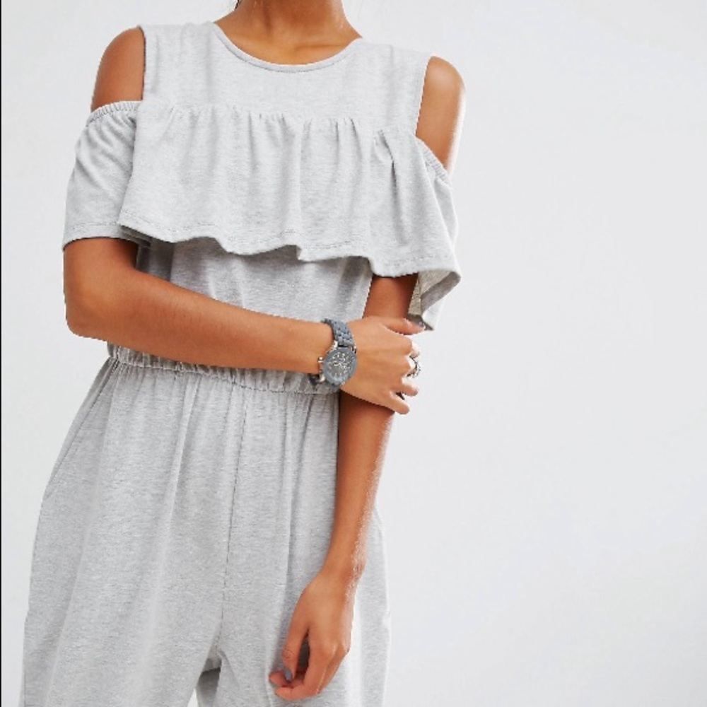 ASOS cold shoulder jumpsuit
